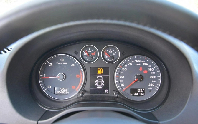 Audi A3 cena 36900 przebieg: 207581, rok produkcji 2011 z Dębno małe 436